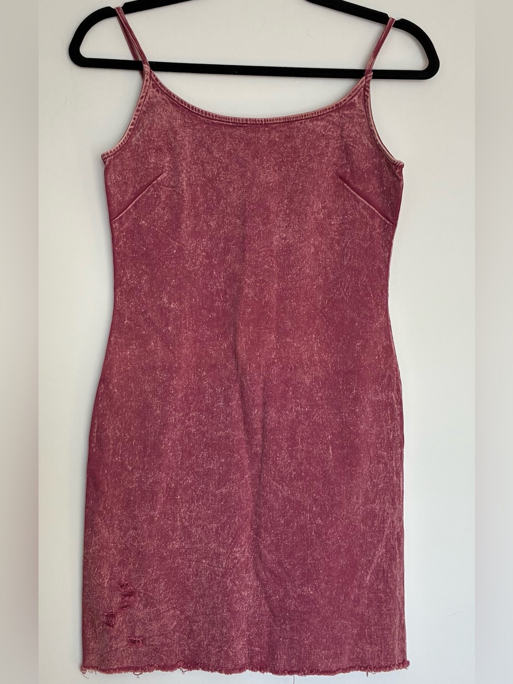 H&M Mini Bodycon Slip Tank Dress in Dusty Rose size small
